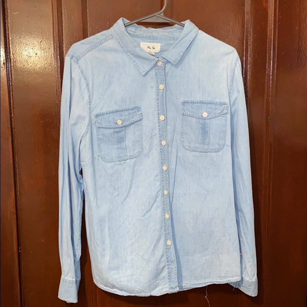 Denim top